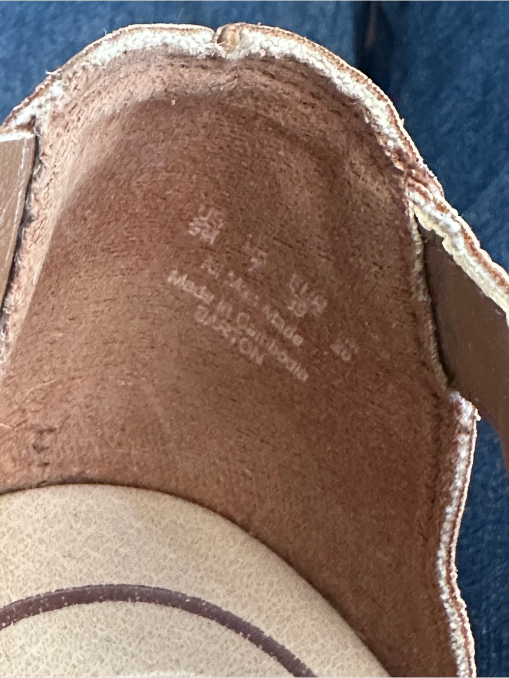 Dr. Scholl's Tan Textured Strappy Wedge Sandals - Picture 5 of 5